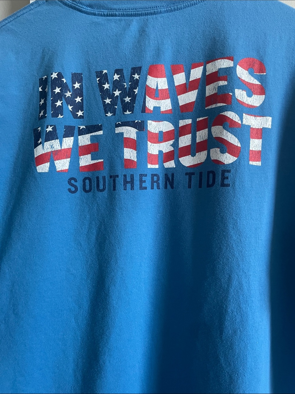 Southern Tide Men's Caribbean Blue Short-Sleeve Crew Tee